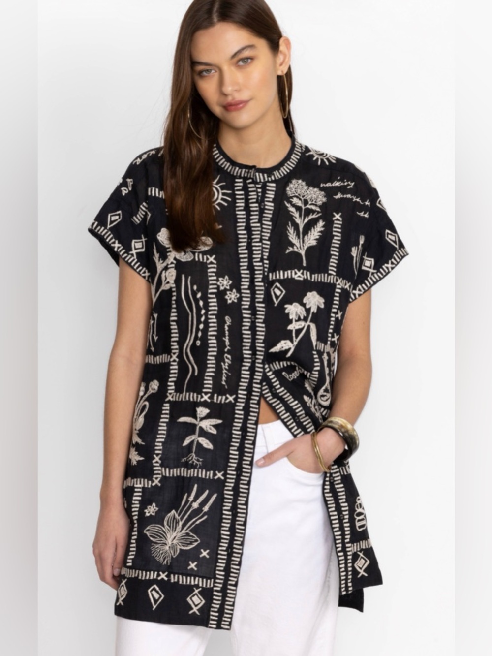 Johnny Was Botanique Dolman Tunic - Picture 2 of 11